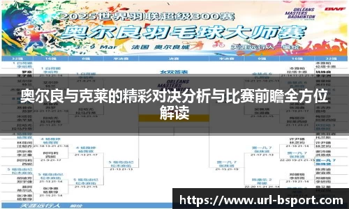 奥尔良与克莱的精彩对决分析与比赛前瞻全方位解读